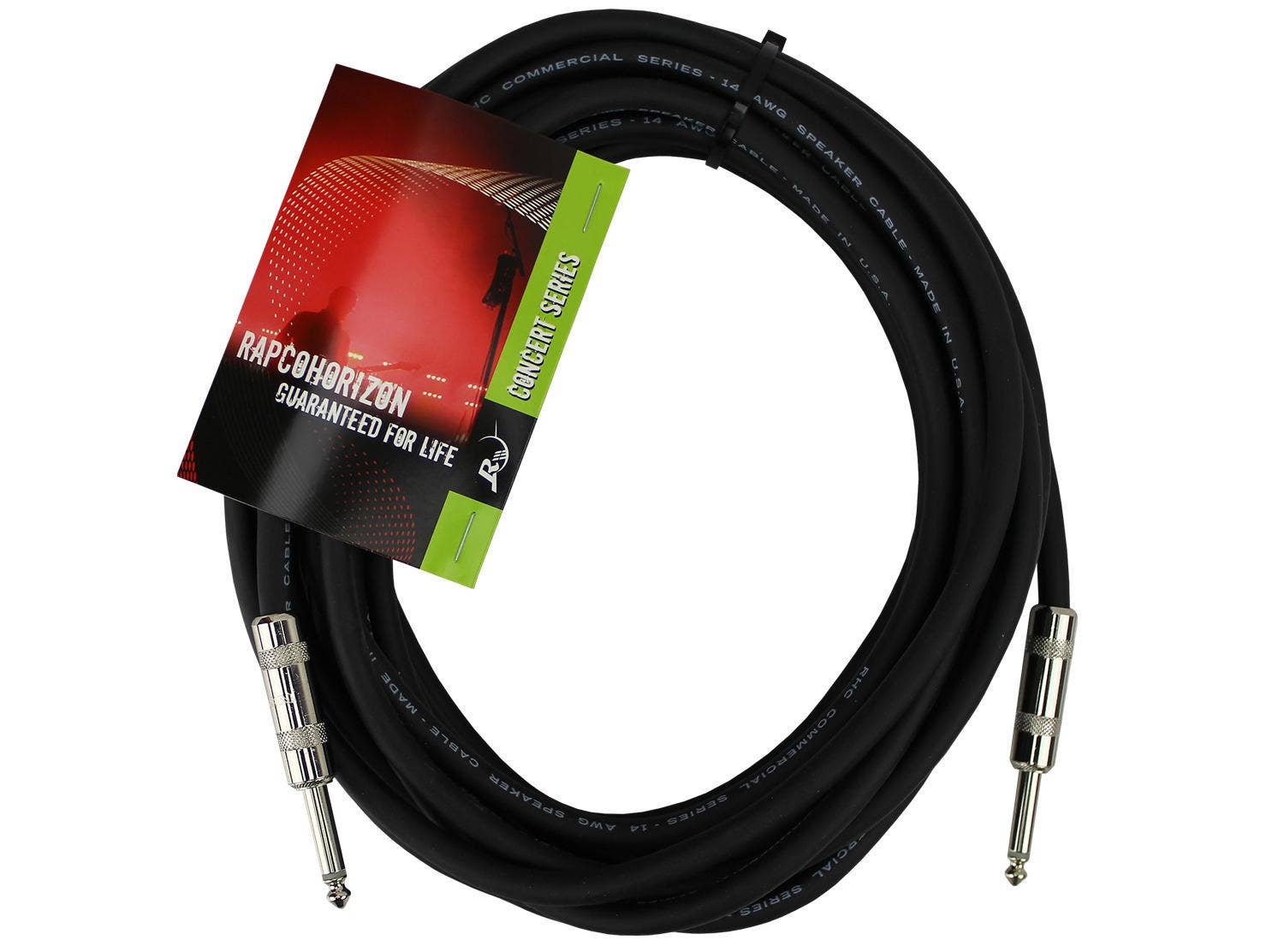 Rapco Horizon SRS14-50 50 Ft 14 Gauge Speaker Cable w/Neutrik 1/4" Connectors 