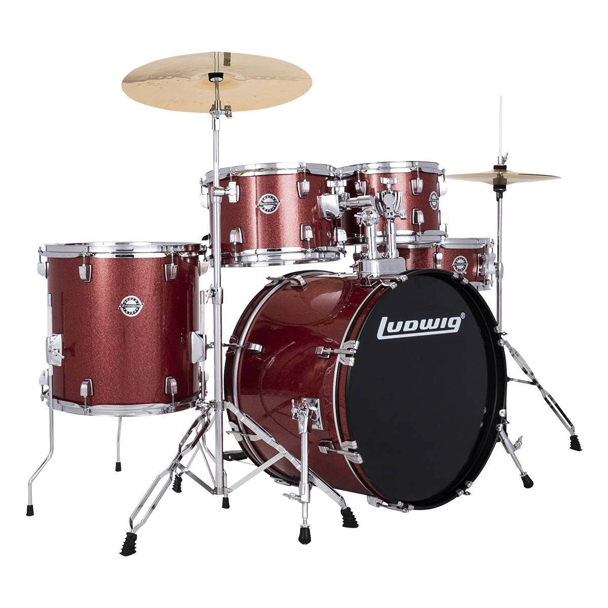 Ludwig Accent 5 Piece Fuse Drum Set 20