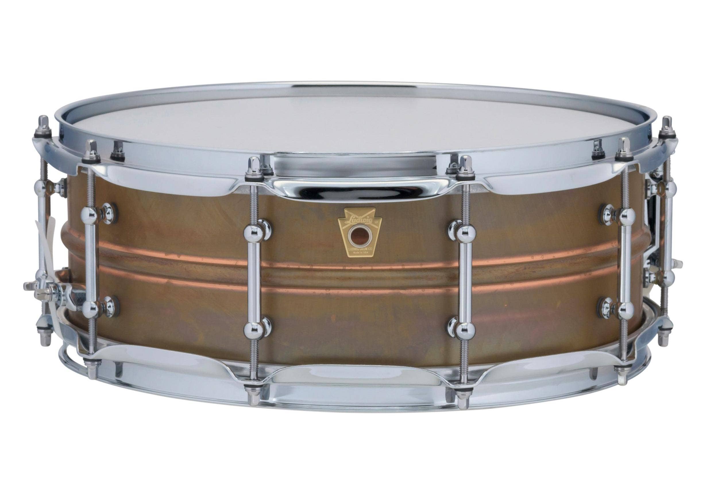 Buy Ludwig Copperphonic Snare Drum with Tube Lugs Raw Sam Ash Music