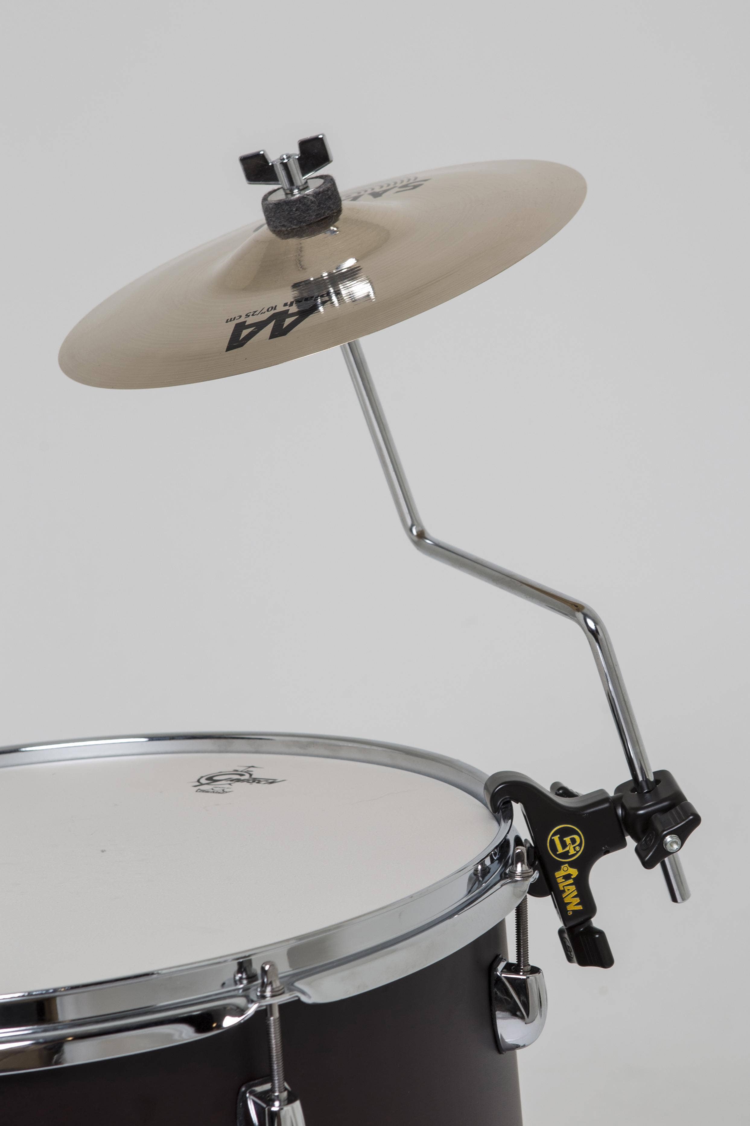 Splash cymbal on sales snare drum