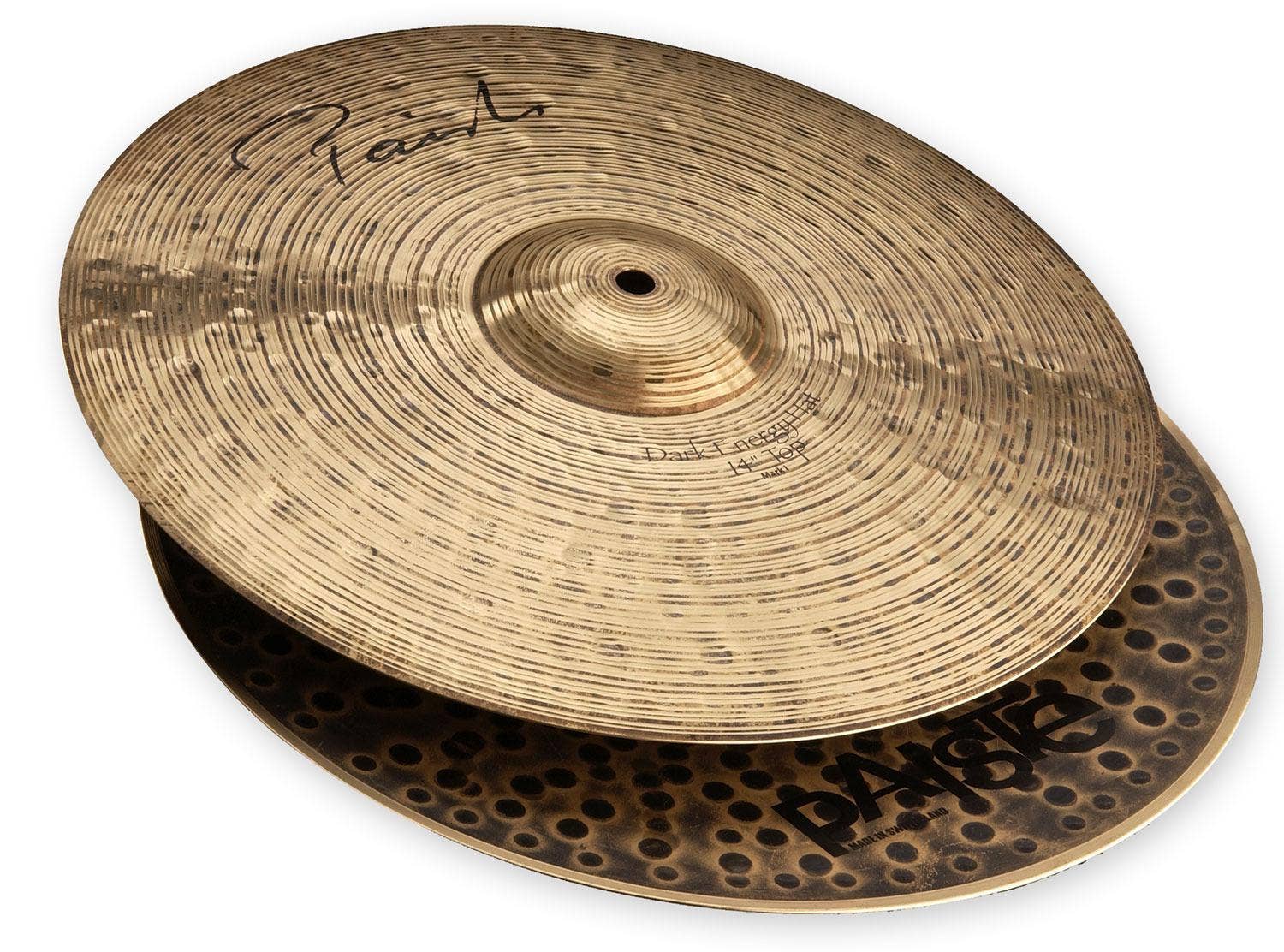 低価格 PAiSTe Signature The Paiste Line Medium HiHat 14 pair