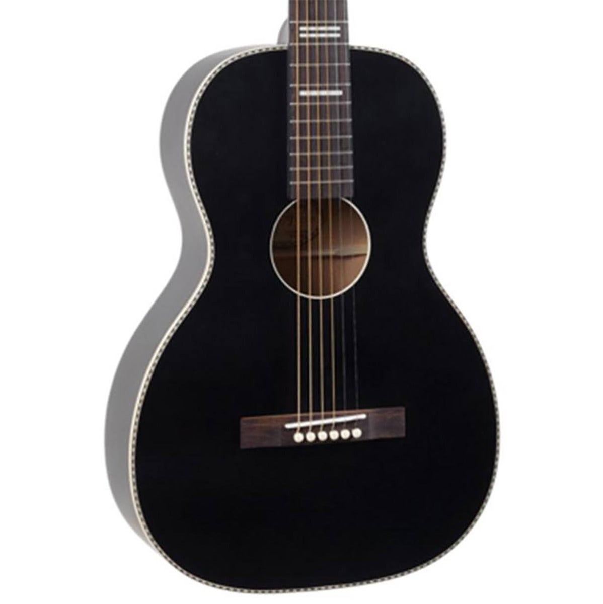 Recording King RPS 7 Dirty 30s Series 7 Single 0 Acoustic Guitar Black