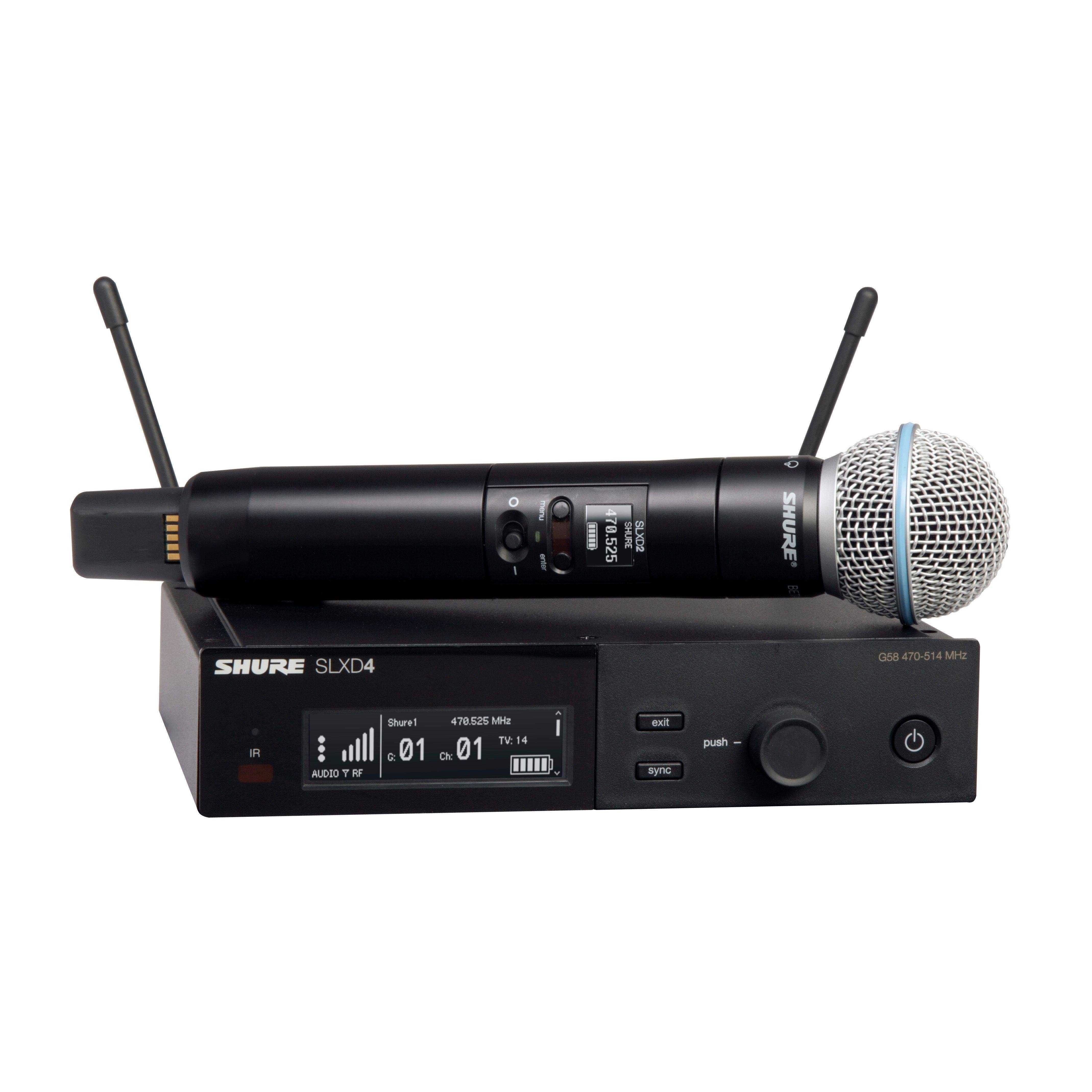 Shure SLXD24/B58 Digital Single-Channel Handheld Wireless System (G58 Band)