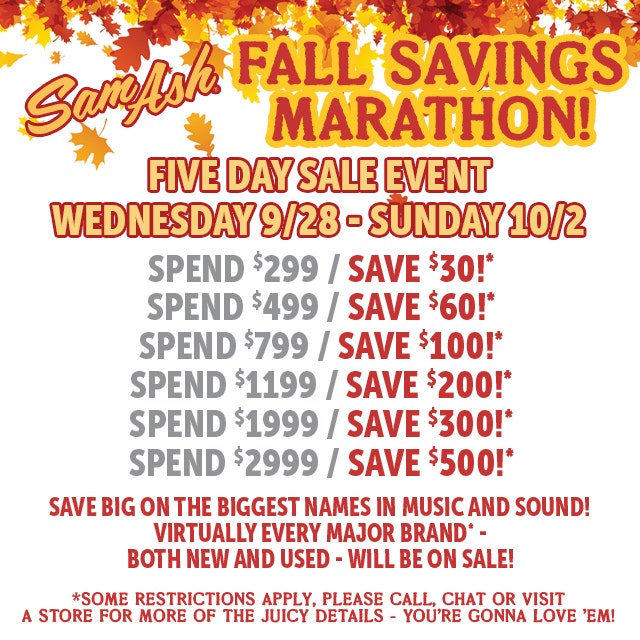 Sam Ash Coupons