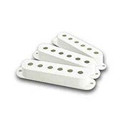 Fender White Stratocaster Pickup Covers (Set of 3)