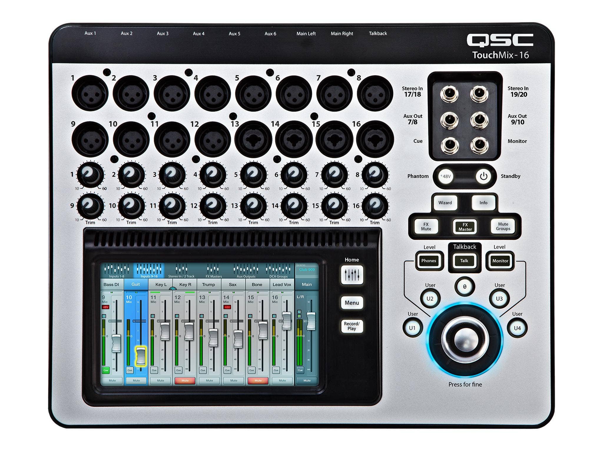QSC TouchMix 16 16-Channel Compact Digital Mixer